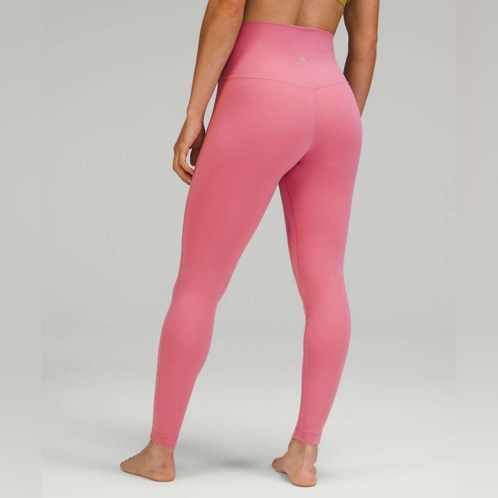 Lululemon Align High Rise Pant 28" Womens 6 Wunder Train Under Pink Blossom
